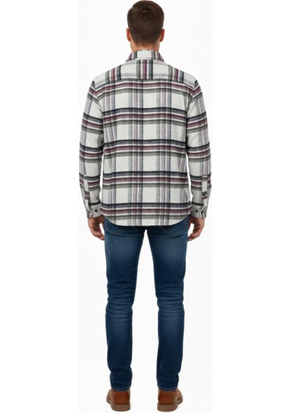 Erkek Kışlık Çift Cep Kapaklı Oduncu Gömlek BGL-ST04869 indirimleri