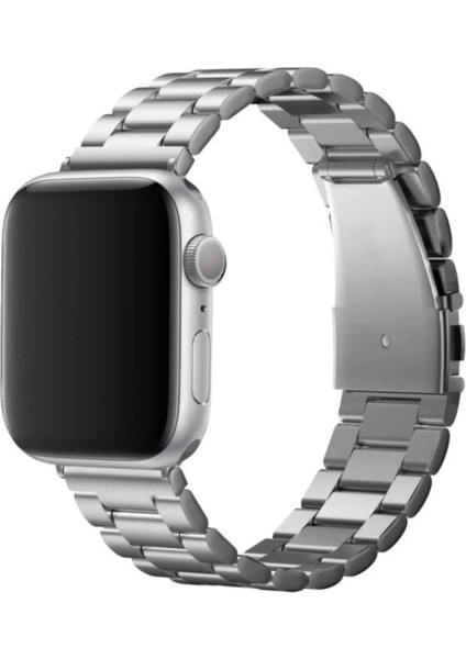 OMR02 Apple Watch 42mm Metal Baklalı Kordon - Gümüş fiyatları