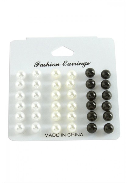 Kartlı Inci Küpe 36 Adet