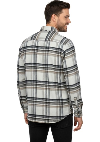 Erkek Kışlık Çift Cep Kapaklı Oduncu Gömlek BGL-ST04869 fırsatları