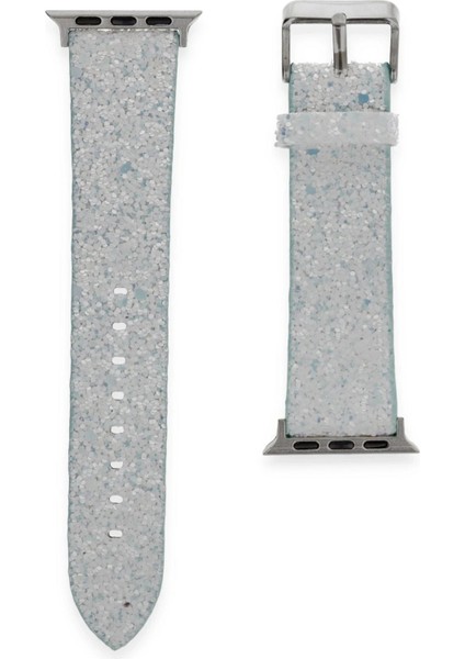 CPT83 Apple Watch 38MM Starry Taşlı Kordon - Mavi