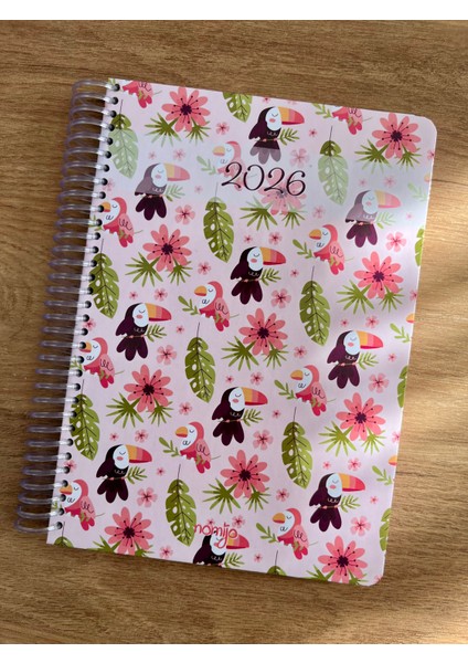 2026 Ajanda A5 Boyut Desenli