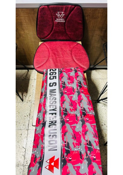 Massey Ferguson 265S Kabinsiz Traktör Özel Su Geçirmez Branda ve Düz Koltuk Kılıfı Mf Armalı fırsatları