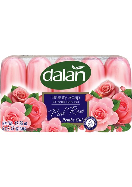 Pembe Gül Güzellik Sabunu 5X70 G 4 Adet
