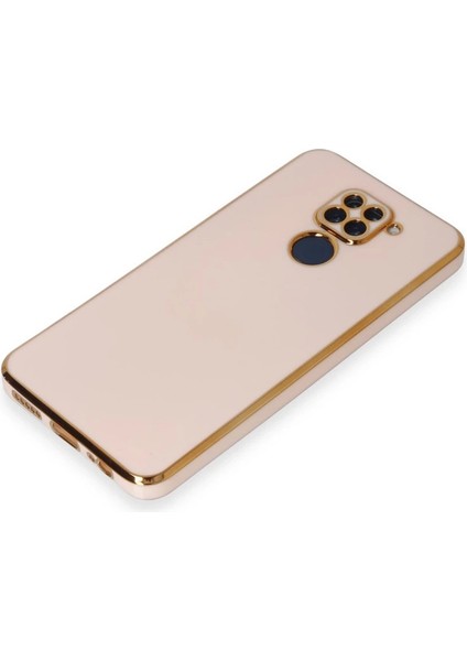 Xiaomi Redmi Note 9 Kılıf Volet Silikon - Pembe modelleri