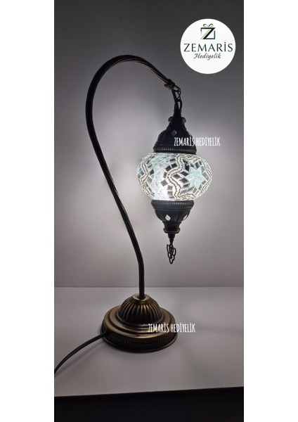 El Yapımı Otantik Abajur Kuğu