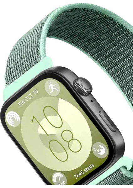 Huawei Fit 4 Hasırlı Cırtcırtlı Kordon - Turkuaz fiyatları