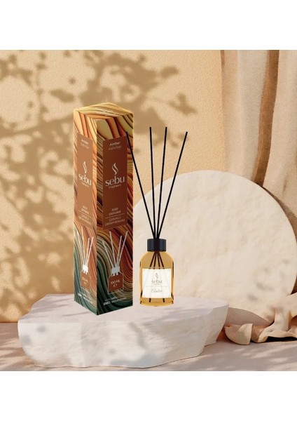 Kehribar Ortam Kokusu Bambu Çubuklu Sebu 100 ml fırsatları