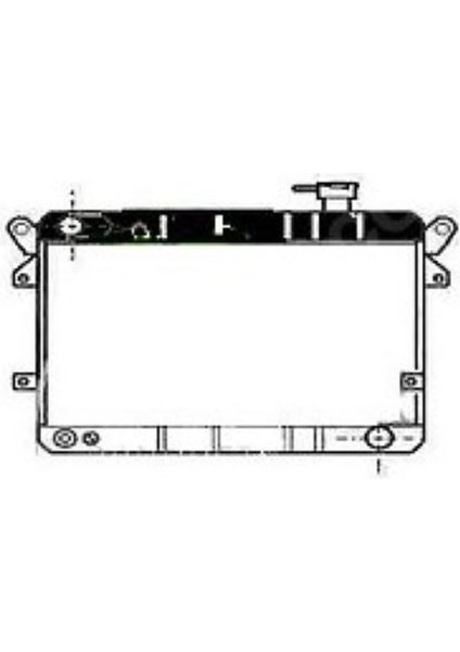 Bakır Radyatör Fıat Dkş Sahın-Kartal-Dogan Ym. 3 Sıra 131 Süper Sistem (47 Kanal)(Bakır)