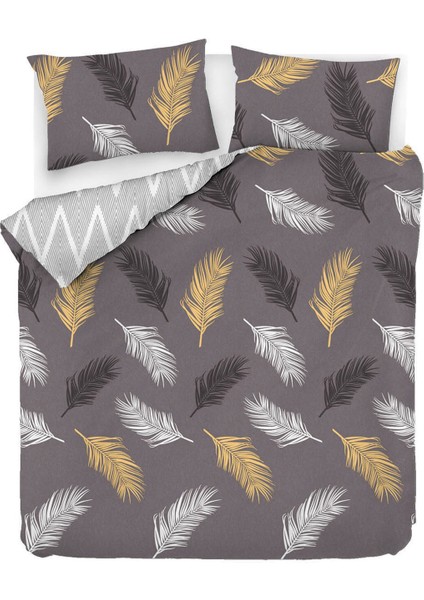 Nevresim Seti Çift Kişilik Olivia Altın-Gri Mature fiyatları