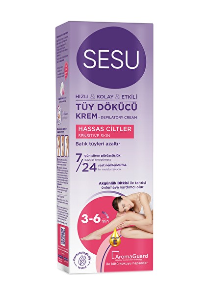 Tüy Dökücü Krem Hassas Ciltler 100 ml (5 Adet)