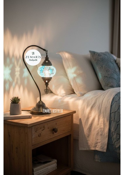 El Yapımı Otantik Abajur Kuğu