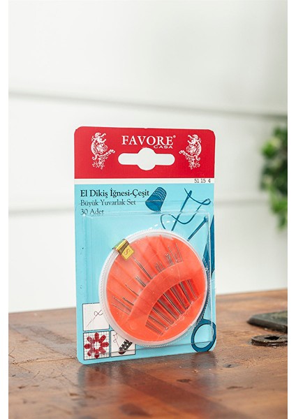 Dikiş Iğne Seti Büyük Yuvarlak (5 Adet)