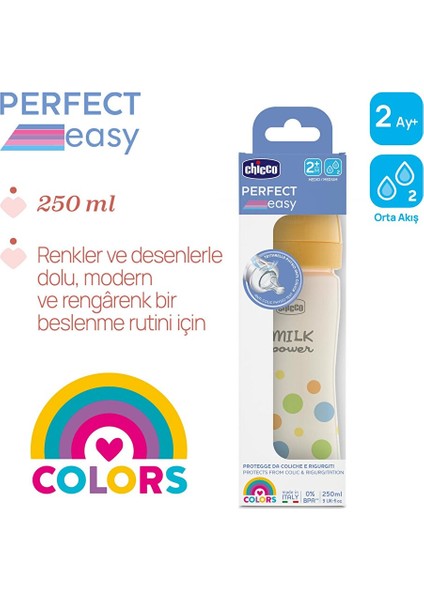 Perfect Easy Biberon Pp 250 ml Ota Akış- Erkek (5 Adet) fiyatları