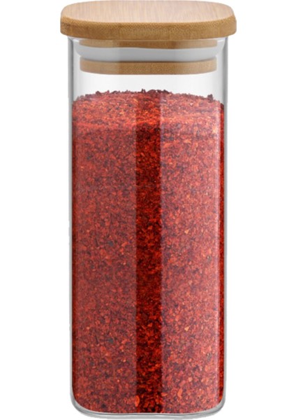 Kapak Kare Kavanoz 370 ml