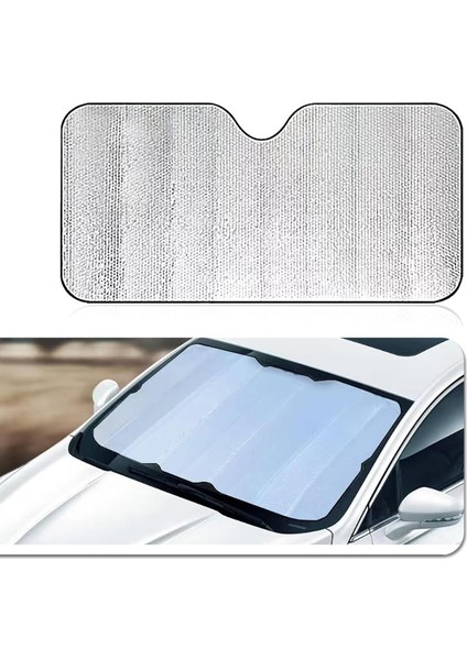 Katlanabilir Araç Ön Cam Güneşlik Isı ve Işık Önleyici Honda Civic Peugeot 3008 Volkswagen Passat Nissan Qashqai