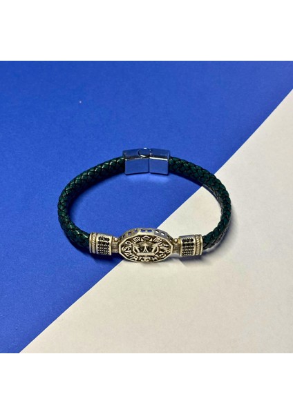 El Işçiliği ile Üretilmiş Hakiki Deri Erkek Bileklik modelleri