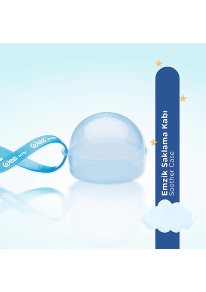 117 Wee Baby Emzik Saklama Kabı Mavi (3 Adet) fiyatları