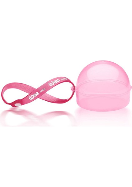 117 Wee Baby Emzik Saklama Kabı Pembe (4 Adet)