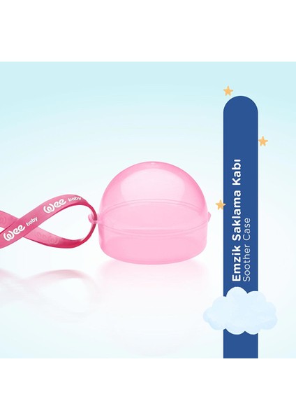 117 Wee Baby Emzik Saklama Kabı Pembe (4 Adet) modelleri