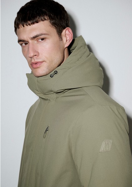 Su İtici Haki Parka 0110350-71559