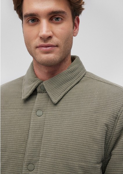 Kapitone Haki Kadife Ceket 0110458-85485