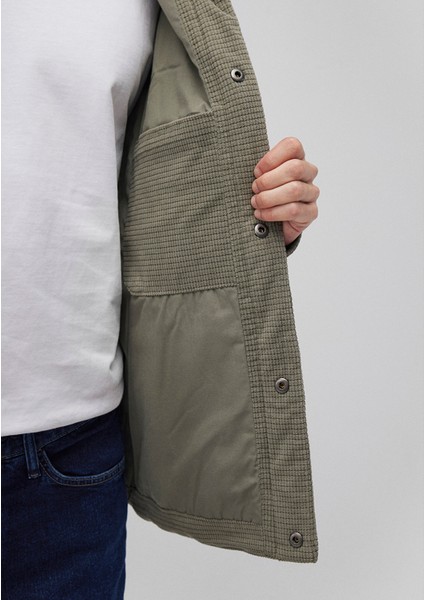 Kapitone Haki Kadife Ceket 0110458-85485