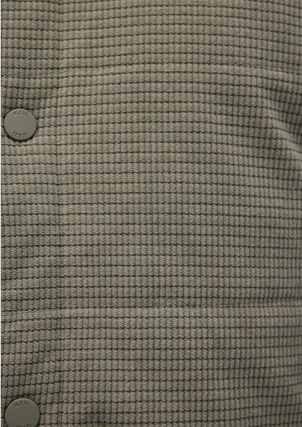 Kapitone Haki Kadife Ceket 0110458-85485