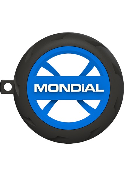 Mondial Logolu Lastik Jant Görünümlü Motosiklet Anahtarlığı