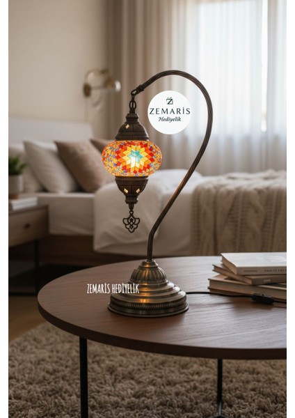 El Yapımı Otantik Abajur Kuğu