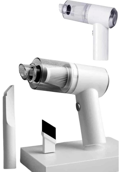 Vakumlu Süpürge Şarjlı Elektrikli Mini Taşınabilir Uzun Ömürlü Hazneli modelleri