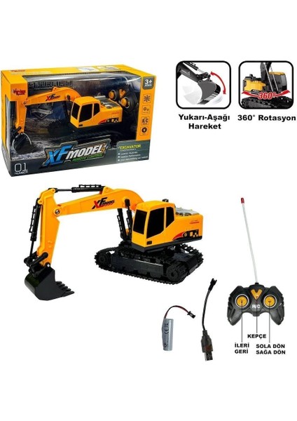 XFG-789-410A Uzaktan Kumandalı Full Fonksiyon Şarjlı Xfmodel Kazıcı modelleri