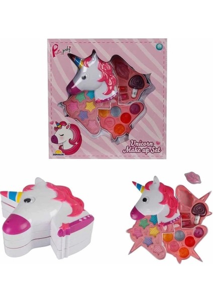 Unicorn Şekilli 3 Katlı Makyaj Güzellik Seti fiyatları