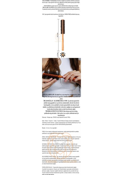 Hsnet Fön Fırçası Ahşap Saplı Fön ve Tarama Fırçası - BI001V-4XQQ77 fiyatları