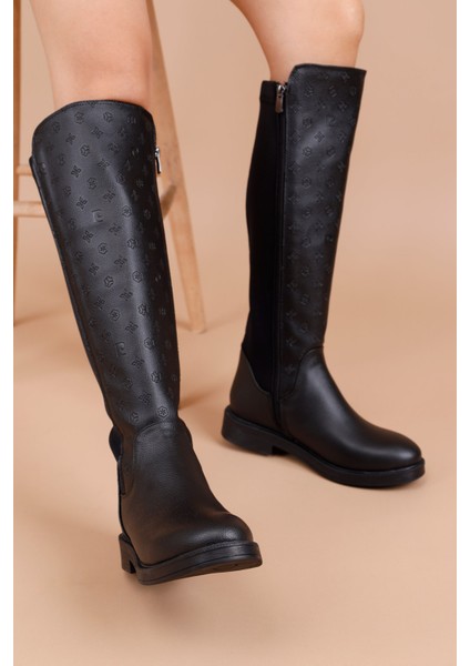 Kadın Siyah Zen Çizme