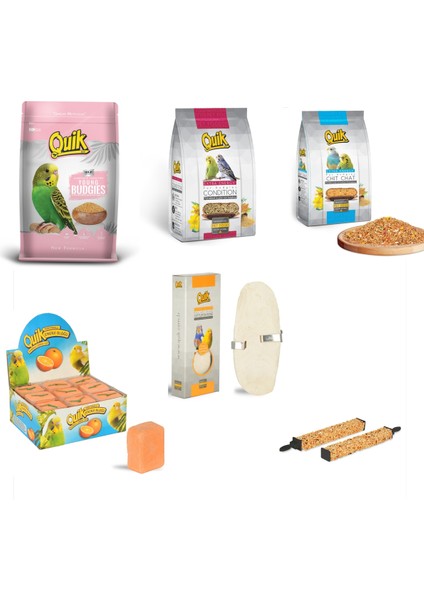 Muhabbet Kuşu Yem ve Ihtiyaç Seti