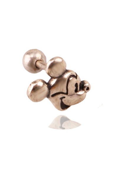 Liu S 16 Micky Gümüş Piercing – 925 Ayar, Minimal Tasarım, Ithal Ürün (MS3831) indirimleri