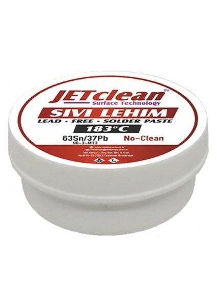 Jetclean 50 gr 183°C Krem Lehim