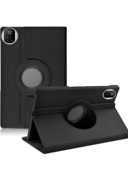 CPT83 Huawei Honor Pad X7 360 Tablet Deri Kılıf - Siyah