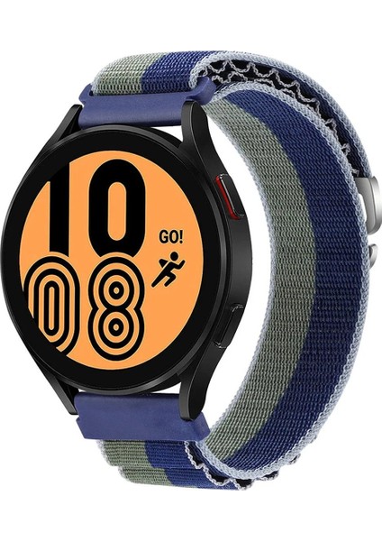 CPT83 Watch 22MM KR410 Kumaş Kordon - Lacivert-Yeşil