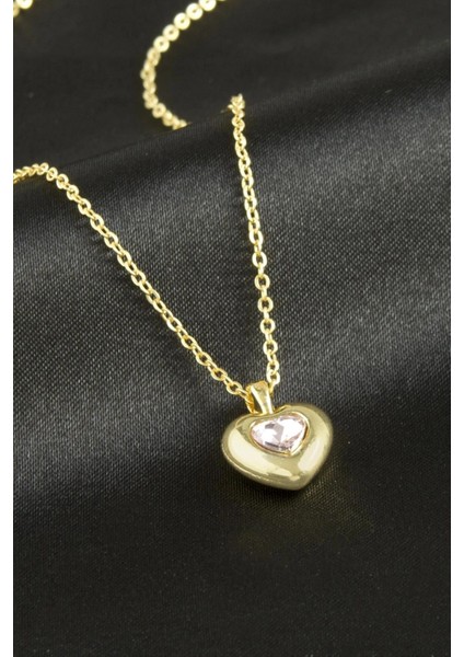 Ieg Kalp Taşlı Kolye