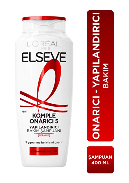 Komple Onarıcı Şampuan 400 ml (2 Adet)