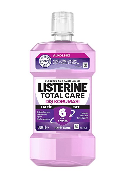 Ağız Suyu Total Care Zero 500 ml (3 Adet)