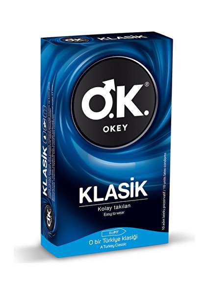 Okey Prezervatif Klasik 10'lu