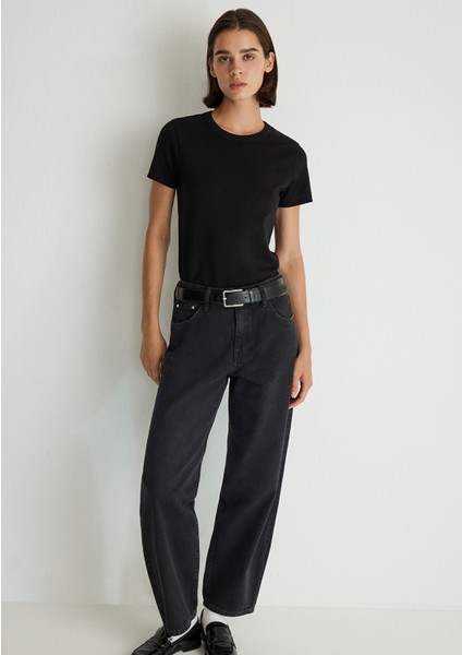 Leila Real Blue Gri Smoke Jean Pantolon 1010600-88244