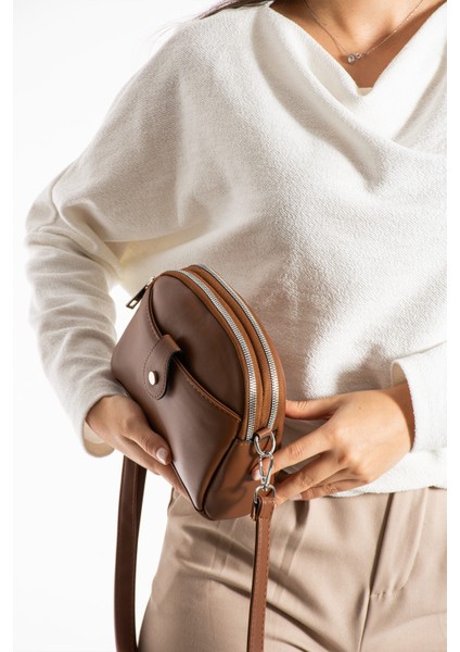 Yumuşak Deri Çok Kullanışlı Küçük Boy 4 Bölmeli Çapraz Çanta modelleri