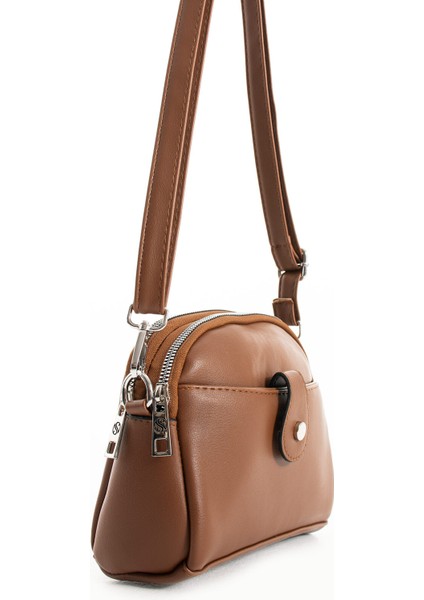 Yumuşak Deri Çok Kullanışlı Küçük Boy 4 Bölmeli Çapraz Çanta indirimleri