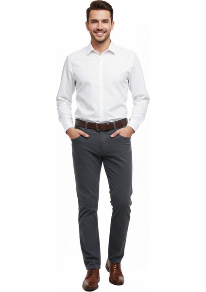 Erkek Regular Fit 5 Cep Kadife Pantolon 320 BGL-ST05054