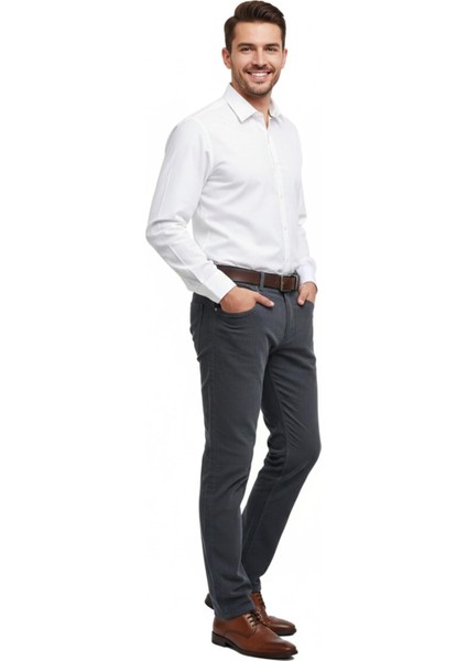 Erkek Regular Fit 5 Cep Kadife Pantolon 320 BGL-ST05054 modelleri