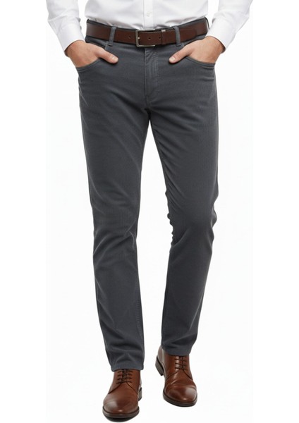 Erkek Regular Fit 5 Cep Kadife Pantolon 320 BGL-ST05054 indirimleri
